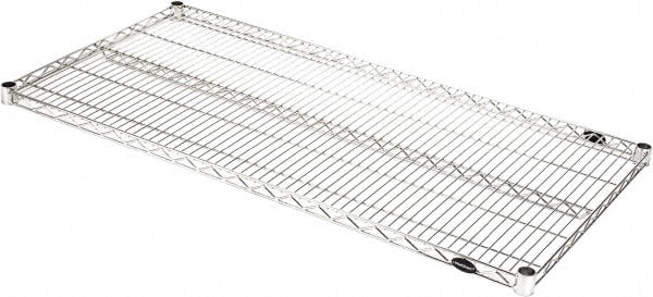 Value Collection - 48" Wide, 1.19" High, Open Shelving Accessory/Component - Black Powder Finish, 24" Deep, Use with NuLine Units - Exact Tooling