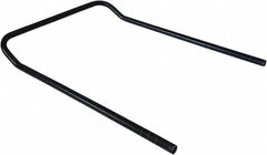 Value Collection - 18" Wide, 34" High, Open Shelving U-Shaped Handle - Black Powder Finish, 4" Deep, Use with NuLine Units - Exact Tooling