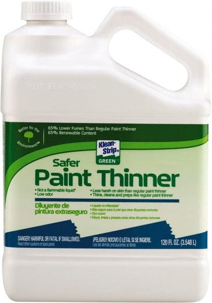 Klean-Strip - 1 Gal Paint Thinner - 276 gL VOC Content, Comes in Plastic Can - Exact Tooling