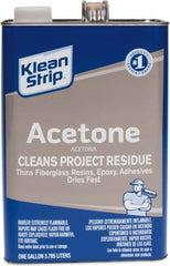 Klean-Strip - 1 Gal Acetone - Comes in Metal Can - Exact Tooling
