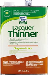 Klean-Strip - 1 Gal Lacquer Thinner - 789 gL VOC Content, Comes in Metal Can - Exact Tooling