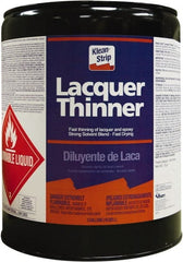 Klean-Strip - 5 Gal Lacquer Thinner SCAQMD - 24 gL VOC Content, Comes in Metal Can - Exact Tooling