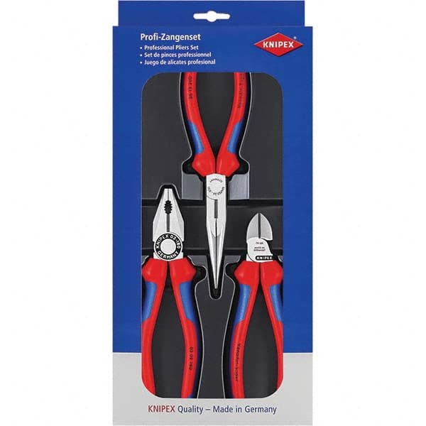 Knipex - Plier Sets Set Type: Assortment Number of Pieces: 3 - Exact Tooling