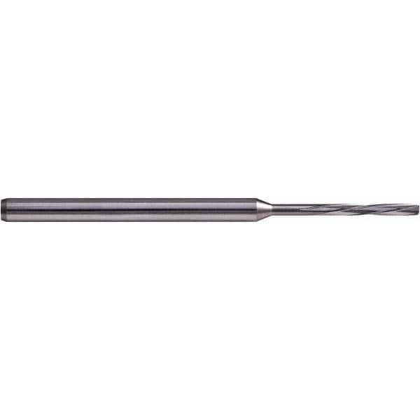 Hertel - 0.5mm Solid Carbide 4 Flute Chucking Reamer - Exact Tooling