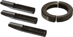 Accupro - Drill Chuck Jaw and Nut Unit - For Use with 3/4 Ball Bearing Drill Chucks - Exact Tooling