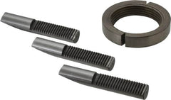 Accupro - Drill Chuck Jaw and Nut Unit - For Use with 1 Ball Bearing Drill Chucks - Exact Tooling