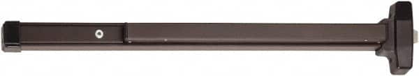 Falcon - 29-1/4 to 36" Wide Door Range, Duranodic Bronze Finish Medium Duty Rim Push Bar - 2-1/2 Projection - Exact Tooling