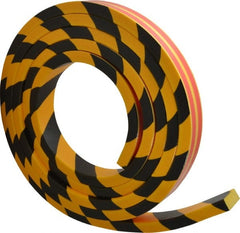 PRO-SAFE - Flexible Polyurethane Foam Type D Wall/Surface Protector - Yellow/Black - Exact Tooling