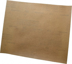 Norton - 120 Grit, Garnet Sanding Sheet - 11" Long x 9" Wide, Fine Grade, A Weighted Paper Backing - Exact Tooling