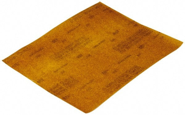 Norton - 150 Grit, Garnet Sanding Sheet - 11" Long x 9" Wide, Very Fine Grade, A Weighted Paper Backing - Exact Tooling