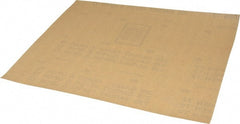 Norton - 220 Grit, Garnet Sanding Sheet - 11" Long x 9" Wide, Very Fine Grade, A Weighted Paper Backing - Exact Tooling