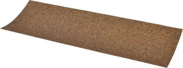Norton - 60 Grit, Aluminum Oxide Sanding Sheet - 9" Long x 3-2/3" Wide, Medium Grade, D Weighted Paper Backing - Exact Tooling