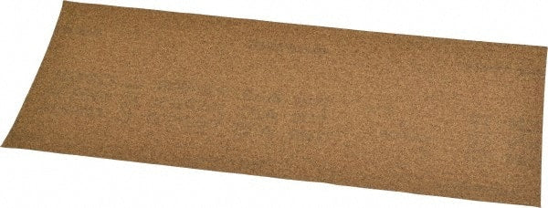 Norton - 100 Grit, Aluminum Oxide Sanding Sheet - 9" Long x 3-2/3" Wide, Fine Grade, C Weighted Paper Backing - Exact Tooling