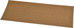 Norton - 100 Grit, Aluminum Oxide Sanding Sheet - 9" Long x 3-2/3" Wide, Fine Grade, C Weighted Paper Backing - Exact Tooling