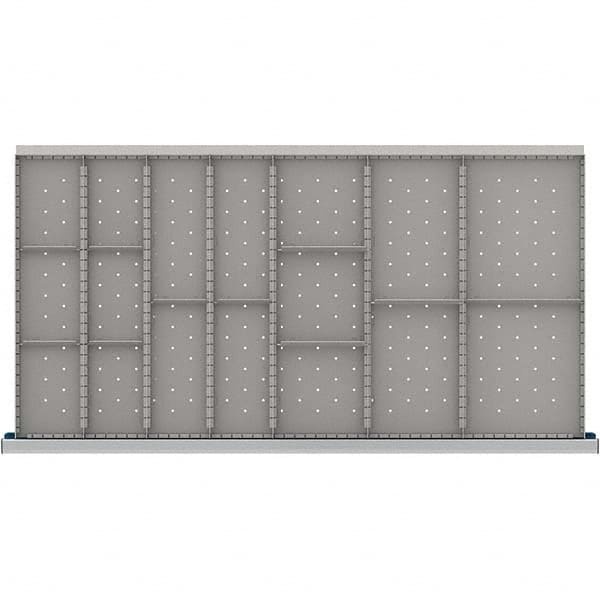 LISTA - 17-Compartment Drawer Divider Layout for 3.15" High Drawers - Exact Tooling