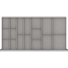 LISTA - 17-Compartment Drawer Divider Layout for 3.15" High Drawers - Exact Tooling