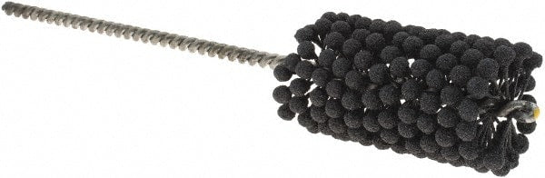 Osborn - 1-1/4" Bore Diam, 120 Grit, Silicon Carbide Flexible Hone - Fine, 8" OAL - Exact Tooling