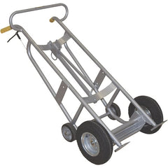 Wesco Industrial Products - 1,000 Lb Load Capacity, 30 & 55 Gal Pail Tipper - 25-7/8" Wide x 60" High, 4 Aluminum Wheels - Exact Tooling