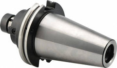 Iscar - CAT50 Taper Shank 1" Pilot Diam Shell Mill Holder - 0.669" Flange to Nose End Projection, 2.165" Nose Diam, Through-Spindle Coolant - Exact Tooling