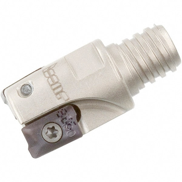 Iscar - 20mm Cut Diam, 10mm Max Depth of Cut, 24.6mm OAL, Indexable Square Shoulder End Mill - HM90 AP.. 1003.. Inserts, T12 Modular Connection, 90° Lead Angle, Series Heli2000, Multimaster - Exact Tooling