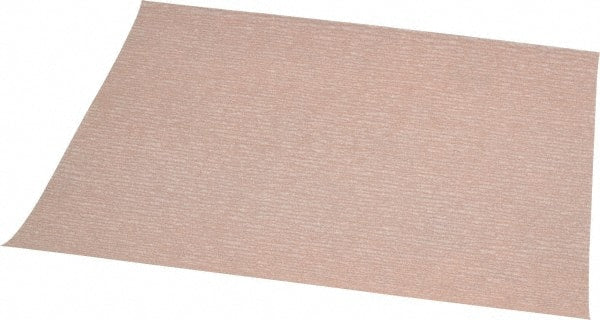 Norton - 320 Grit, Aluminum Oxide Sanding Sheet - 11" Long x 9" Wide, Extra Fine Grade, B Weighted Paper Backing - Exact Tooling