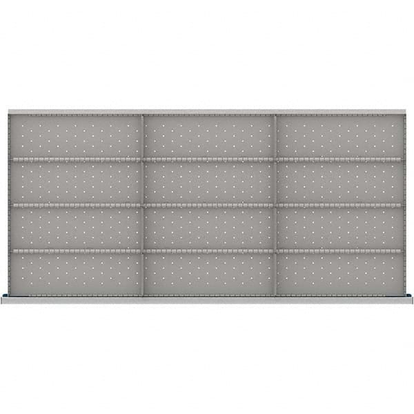 LISTA - 12-Compartment Drawer Divider Layout for 3.15" High Drawers - Exact Tooling