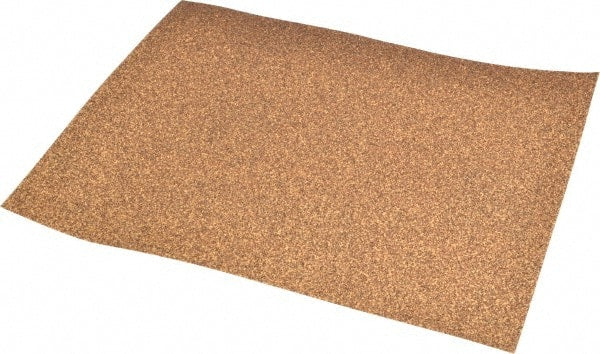 Norton - 50 Grit, Aluminum Oxide Sanding Sheet - 11" Long x 9" Wide, Coarse Grade, D Weighted Paper Backing - Exact Tooling
