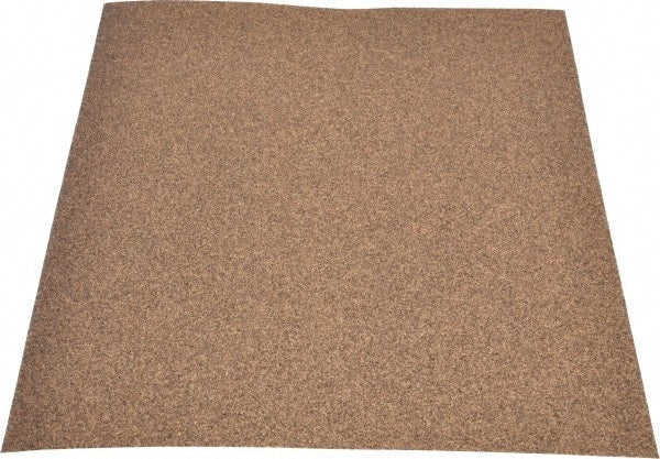 Norton - 60 Grit, Aluminum Oxide Sanding Sheet - 11" Long x 9" Wide, Medium Grade, C Weighted Paper Backing - Exact Tooling