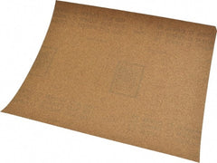 Norton - 100 Grit, Aluminum Oxide Sanding Sheet - 11" Long x 9" Wide, Fine Grade, C Weighted Paper Backing - Exact Tooling