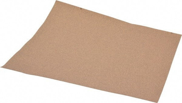 Norton - 150 Grit, Aluminum Oxide Sanding Sheet - 11" Long x 9" Wide, Fine Grade, C Weighted Paper Backing - Exact Tooling