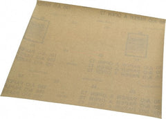 Norton - 180 Grit, Aluminum Oxide Sanding Sheet - 11" Long x 9" Wide, Very Fine Grade, A Weighted Paper Backing - Exact Tooling