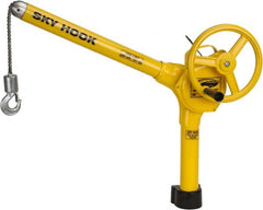 Sky Hook - 500 Lb Load Capacity, Steel Jib Crane - Swing Jib - Exact Tooling