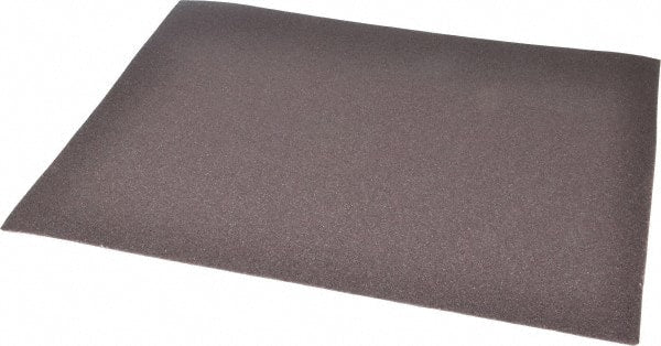 Made in USA - 100 Grit, Aluminum Oxide Sanding Sheet - 11" Long x 9" Wide, Fine Grade, J Weighted Cloth Backing - Exact Tooling