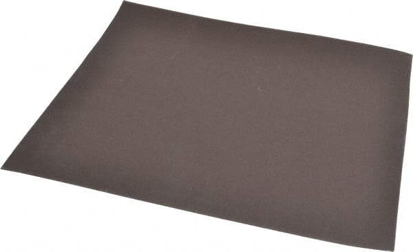 Made in USA - 320 Grit, Aluminum Oxide Sanding Sheet - 11" Long x 9" Wide, Extra Fine Grade, J Weighted Cloth Backing - Exact Tooling