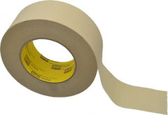 3M - 2" Wide x 60 Yd Long Tan Paper Masking Tape - Series 231, 7.6 mil Thick, 28 In/Lb Tensile Strength - Exact Tooling