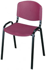 Safco - Burgundy Stackinging Chair - 21 Inch Wide x 18 Inch Deep x 7 Inch High - Exact Tooling