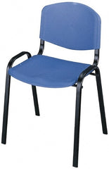 Safco - Blue Stackinging Chair - 21 Inch Wide x 18 Inch Deep x 7 Inch High - Exact Tooling