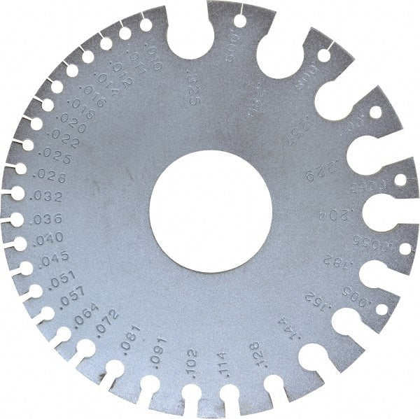 SPI - #36 Steel Wire and Sheet Metal Gage - Use with Nonferrous Metals - Exact Tooling