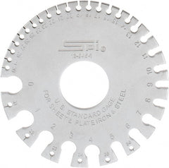 SPI - #36 Steel Wire and Sheet Metal Gage - Use with Uncoated Sheet and Plate Iron and Steel - Exact Tooling