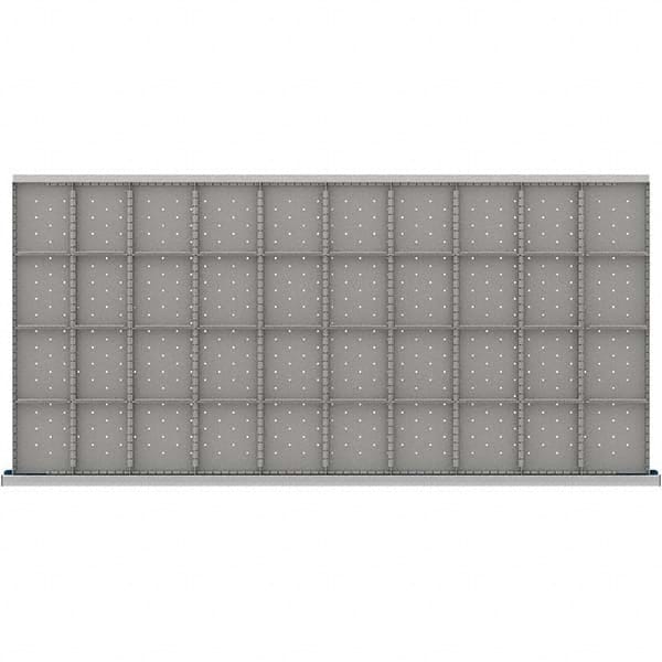 LISTA - 40-Compartment Drawer Divider Layout for 3.15" High Drawers - Exact Tooling