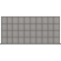 LISTA - 40-Compartment Drawer Divider Layout for 3.15" High Drawers - Exact Tooling