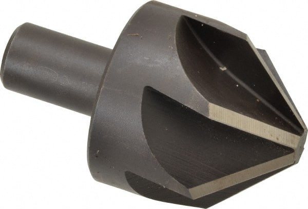 Keo - 2" Head Diam, 3/4" Shank Diam, 6 Flute 90° High Speed Steel Countersink - Exact Tooling