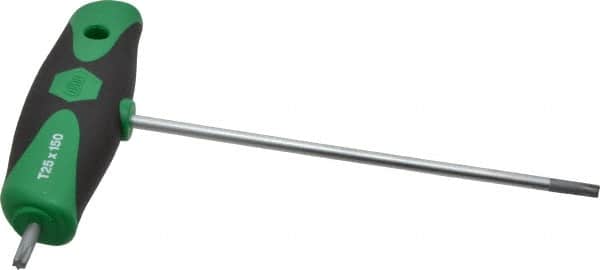 Wiha - T25 Torx Key - T-Handle Cushion Grip, 150mm Length Under Head - Exact Tooling