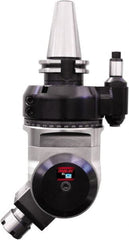 Parlec - Right Angle Milling Head - CAT40 Spindle Taper, Compatible with CNC Machine, Includes Grease, Instructions, Stop Block and Wrenches - Exact Tooling