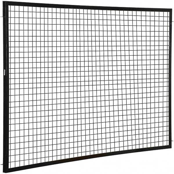 Vestil - 8' Long x 5' High, Black Hinged Door - Exact Tooling