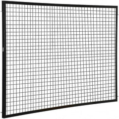 Vestil - 8' Long x 5' High, Black Hinged Door - Exact Tooling