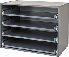 Durham - 4 Drawer, Small Parts Heavy Duty Bearing Slide Rack Cabinet - 12-1/2" Deep x 20" Wide - Exact Tooling