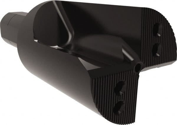 Allied Machine and Engineering - 4" Max Drill Depth, 1xD, 3.6" Diam, Indexable Insert Drill - 8 Inserts, 2" Shank Diam, Straight Shank - Exact Tooling