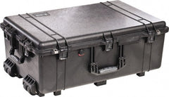 Pelican Products, Inc. - 20-15/32" Wide x 12-29/64" High, Clamshell Hard Case - Black, Polypropylene - Exact Tooling
