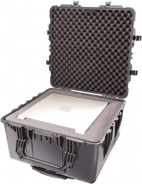 Pelican Products, Inc. - 27-1/2" Wide x 16-19/64" High, Shipping/Travel Case - Black, Polypropylene - Exact Tooling